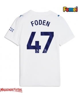 Manchester City Phil Foden #47 Tricou Fotbal Replică 2026-27 Femei Treilea Manchester City Phil Foden #47 Tricou Fotbal Replică 2026-27 Femei Treilea